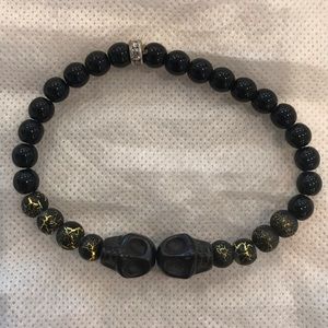 Beaded Stone Bracelet